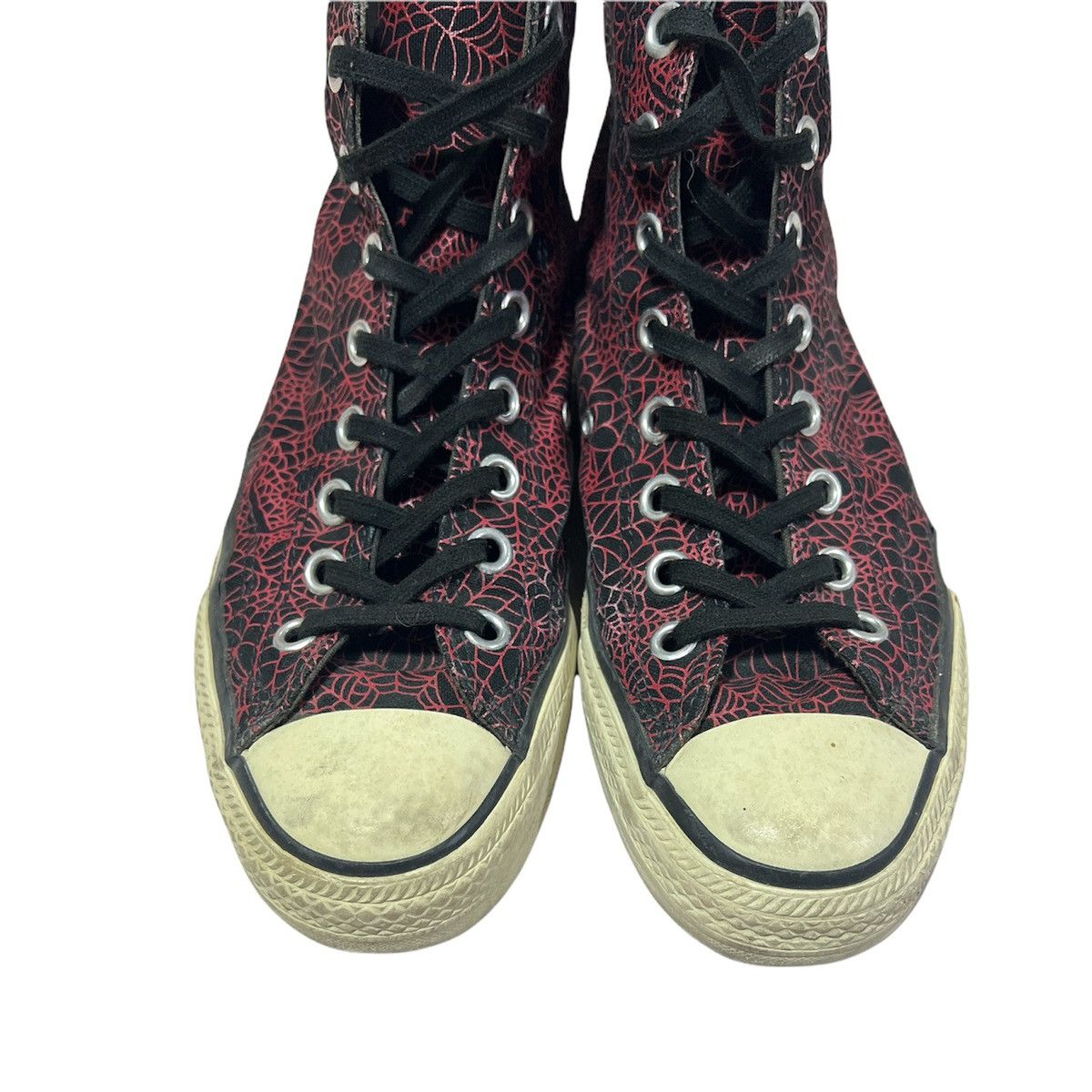 Number (N)ine SS05 Number Nine Nightcrawler Spider Web Skull Hi Top Shoes Size US 6 / EU 39 - 2 Thumbnail