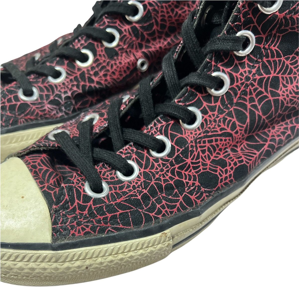 Number (N)ine SS05 Number Nine Nightcrawler Spider Web Skull Hi Top Shoes Size US 6 / EU 39 - 5 Thumbnail