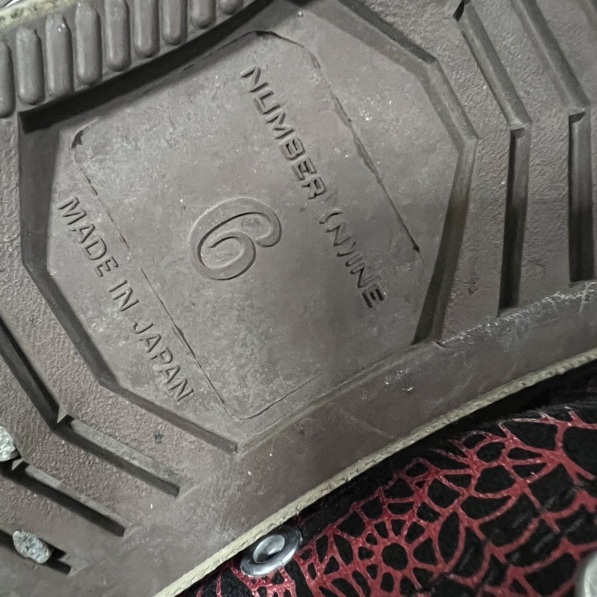 Number (N)ine SS05 Number Nine Nightcrawler Spider Web Skull Hi Top Shoes Size US 6 / EU 39 - 8 Thumbnail