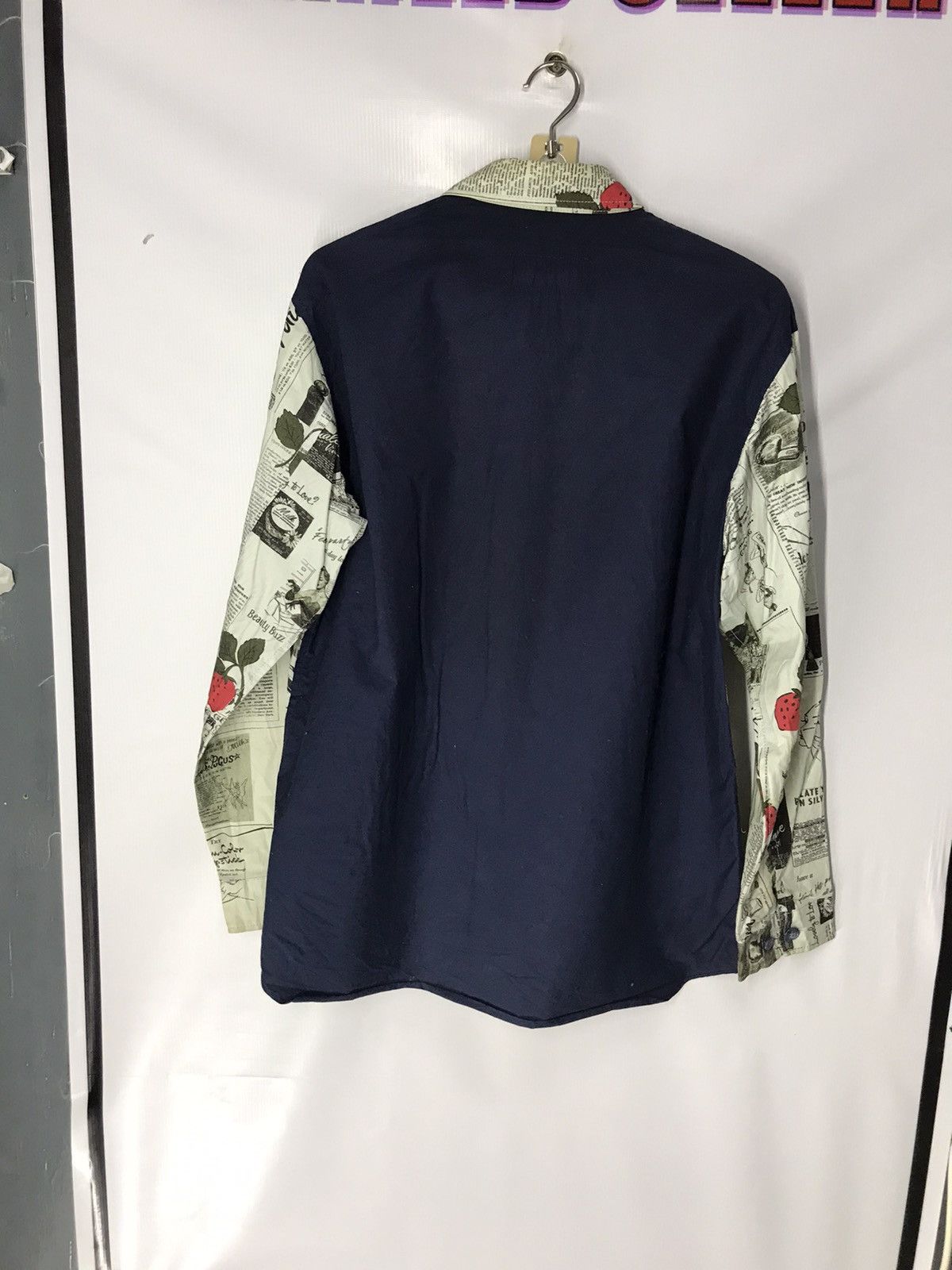 Designer × Japanese Brand Milk boy newspaper art button up long sleeve Size US M / EU 48-50 / 2 - 9 Thumbnail