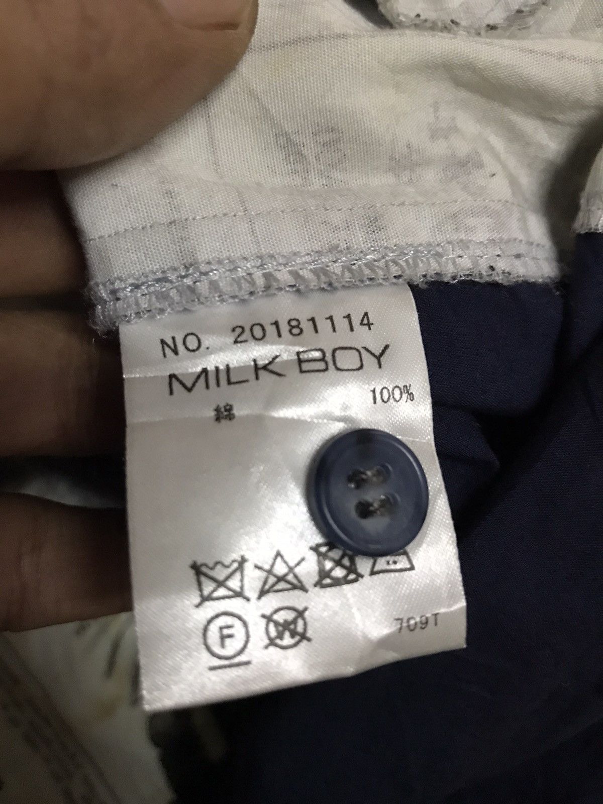 Designer × Japanese Brand Milk boy newspaper art button up long sleeve Size US M / EU 48-50 / 2 - 5 Thumbnail