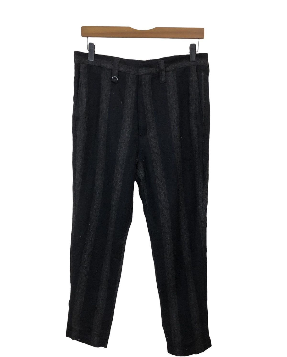 Vintage Vintage Striped Design Wool Casual Pant Size US 31 - 1 Thumbnail