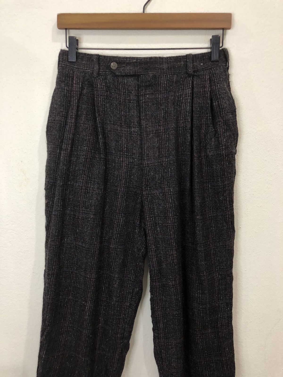 Vintage Vintage Culwell&Son Plaid Tartan Baggy Pant Size US 28 / EU 44 - 3 Thumbnail