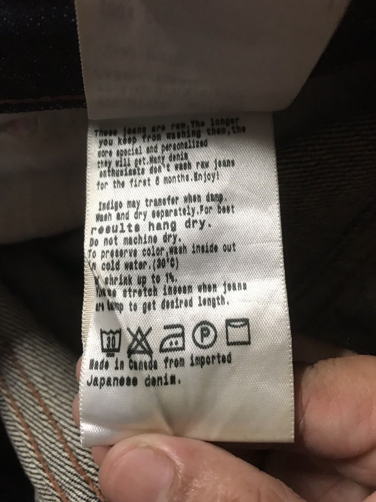 Naked & Famous Naked & Famous Deep Indigo Selvedge Size US 33 - 12 Thumbnail