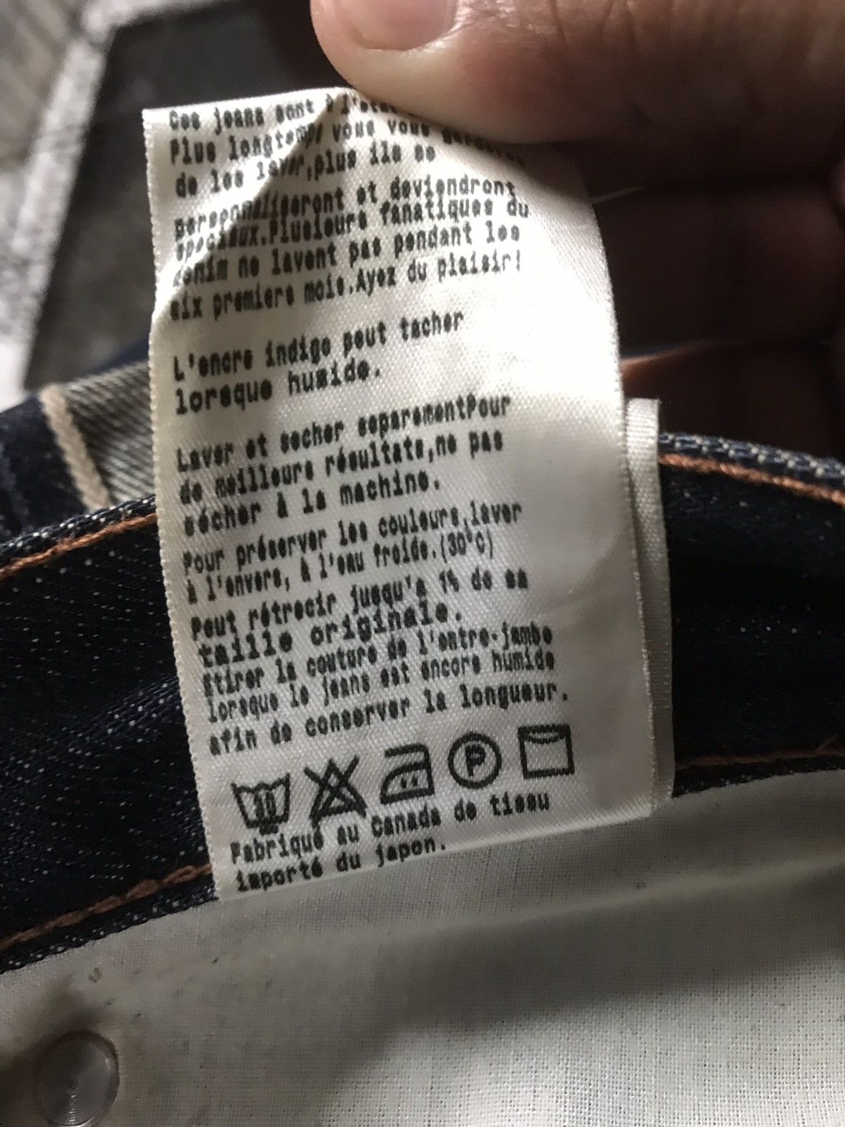Naked & Famous Naked & Famous Deep Indigo Selvedge Size US 33 - 13 Thumbnail