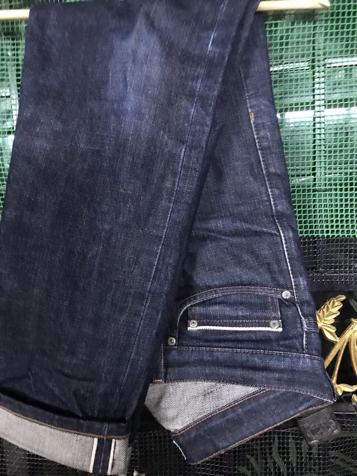 Naked & Famous Naked & Famous Deep Indigo Selvedge Size US 33 - 4 Thumbnail