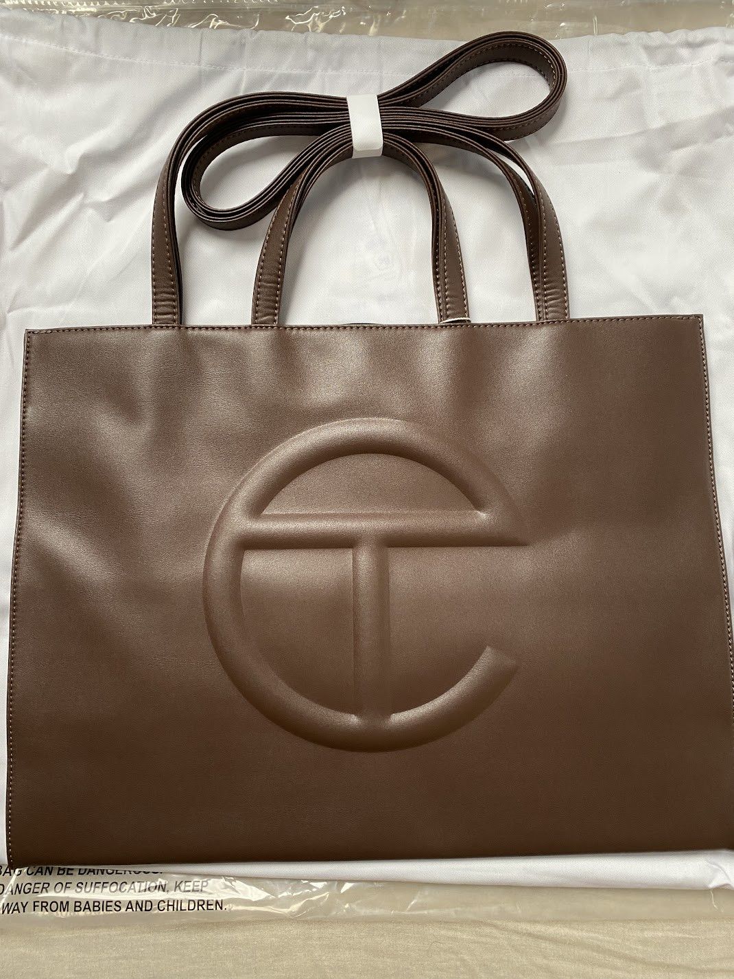 Telfar telfar chocolate large shopping bag tote Size ONE SIZE - 1 Thumbnail