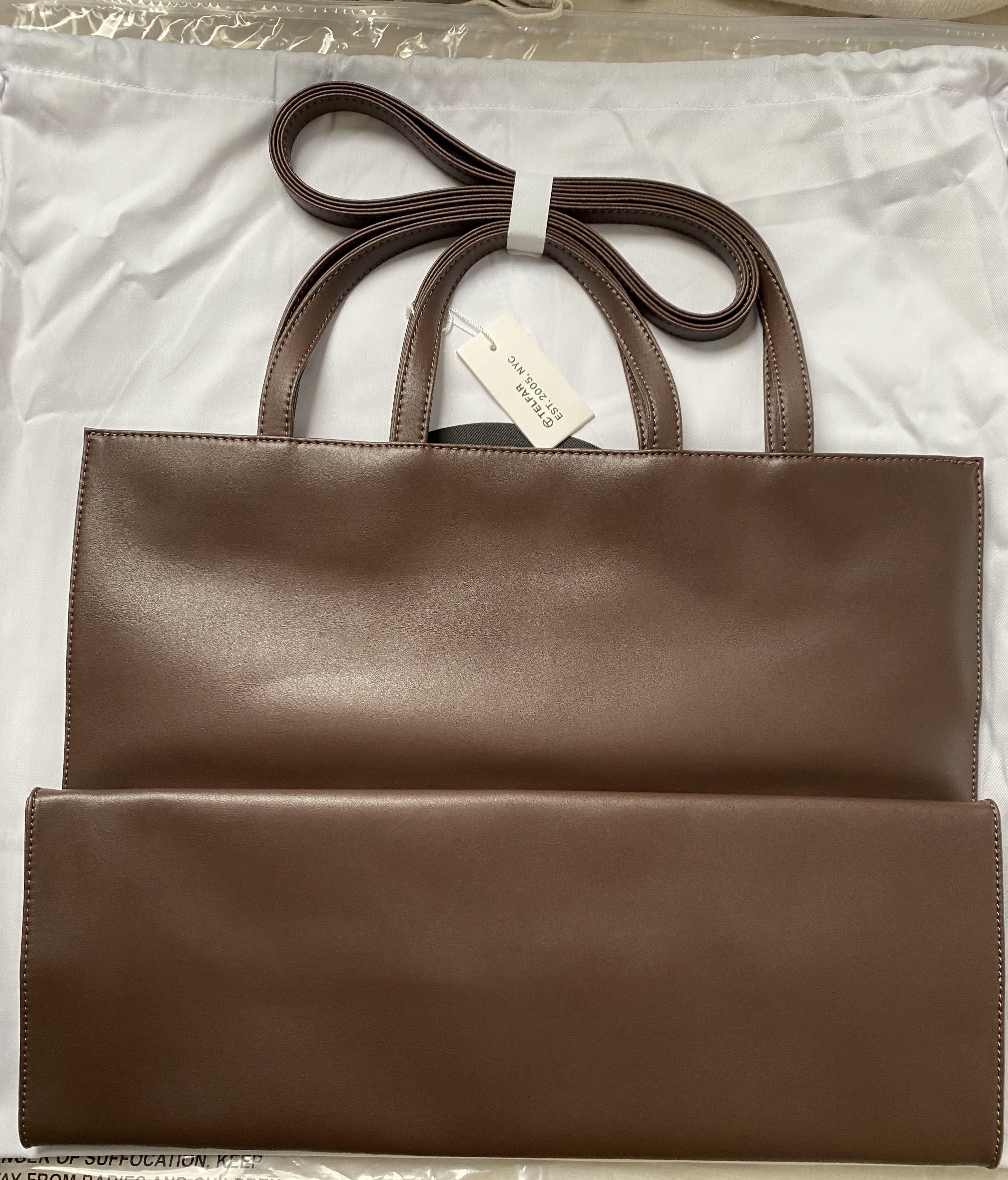 Telfar telfar chocolate large shopping bag tote Size ONE SIZE - 3 Thumbnail