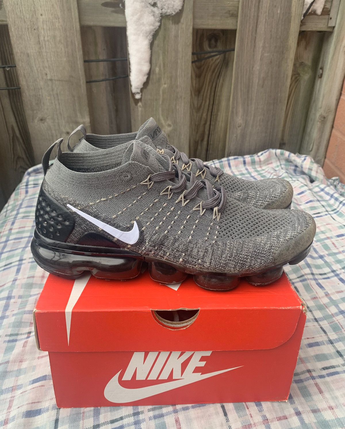 Nike Nike Air VaporMax 2 Wolf Grey Size US 8.5 / EU 41-42 - 1 Thumbnail