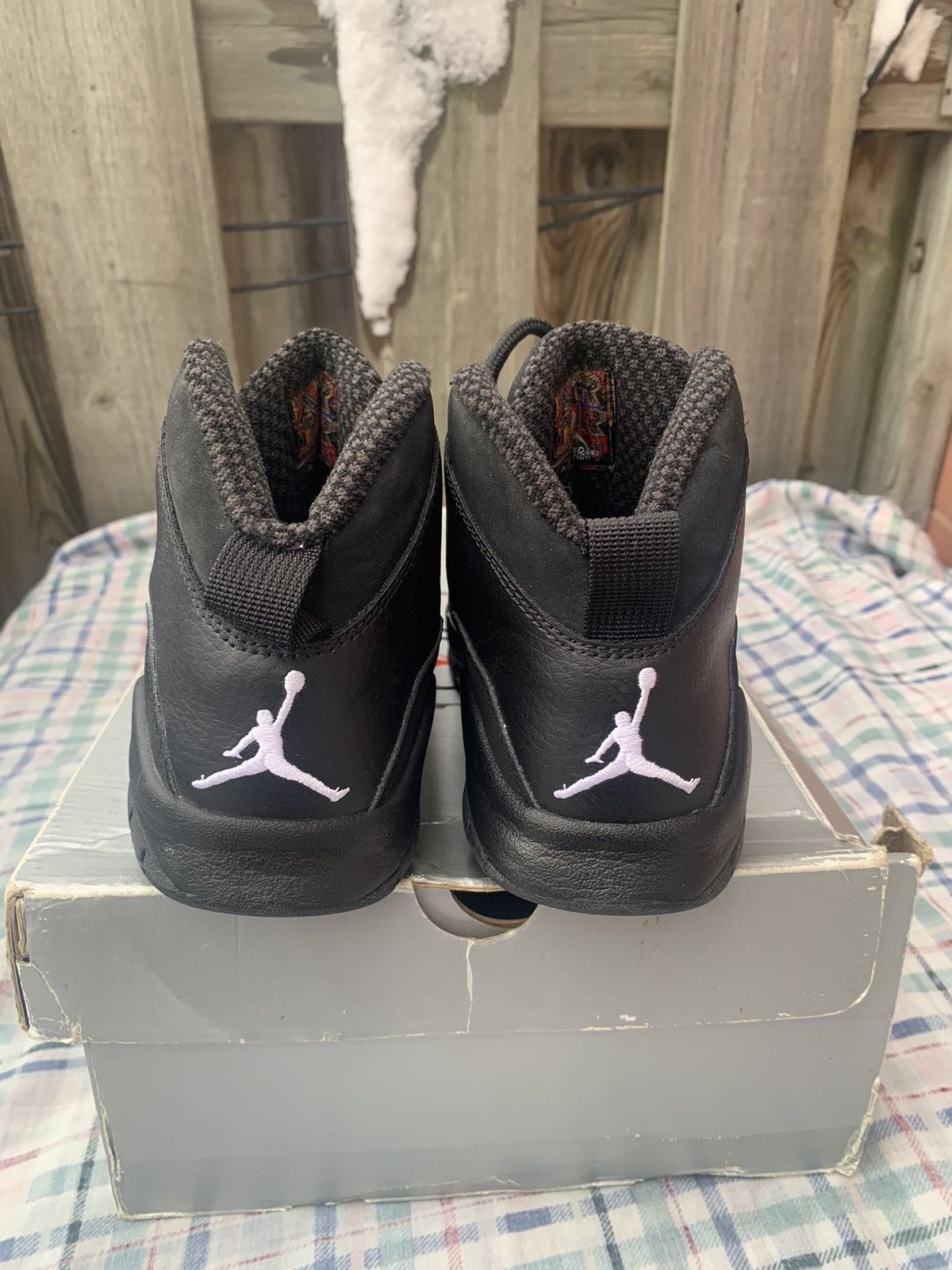 Jordan Brand × Nike × Vintage Air Jordan 10 GS Black Stealth 2005 Size US 4 / IT 34 - 3 Thumbnail
