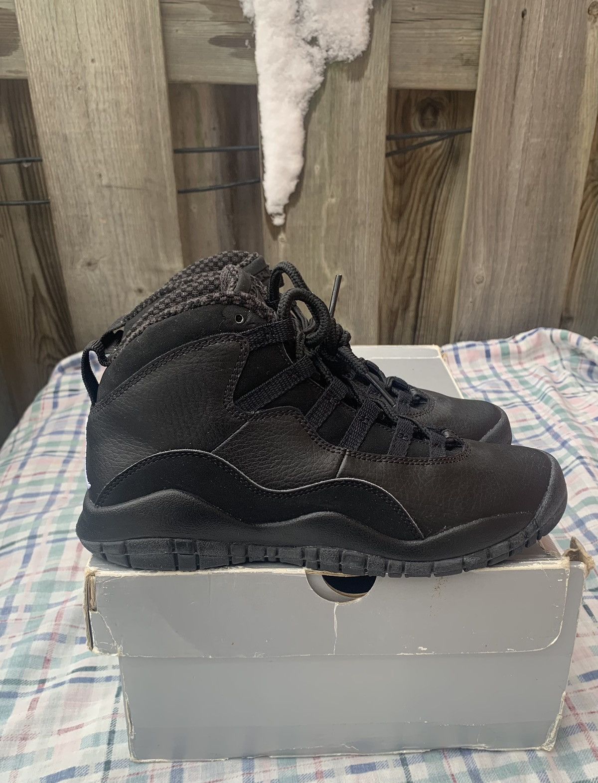 image of Jordan Nike Air Jordan 10 Gs Black Stealth 2005 Shoes, Women's (Size 4)