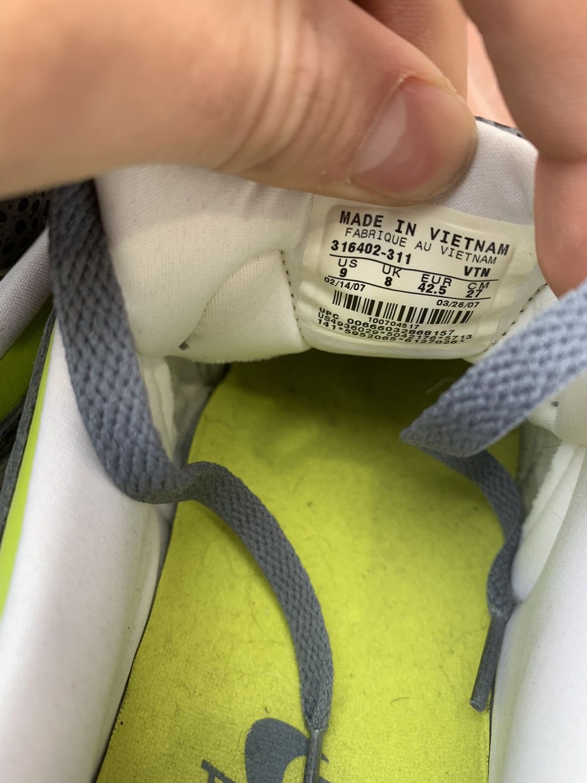 Nike × Vintage Air Stab Bright Cactus | White-Flint Grey Size US 9 / EU 42 - 8 Thumbnail
