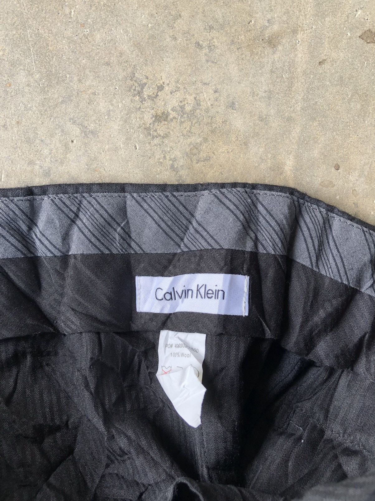 Calvin Klein × Vintage Vintage Calvin Klein Baggy Casual Pant Size US 35 - 7 Thumbnail