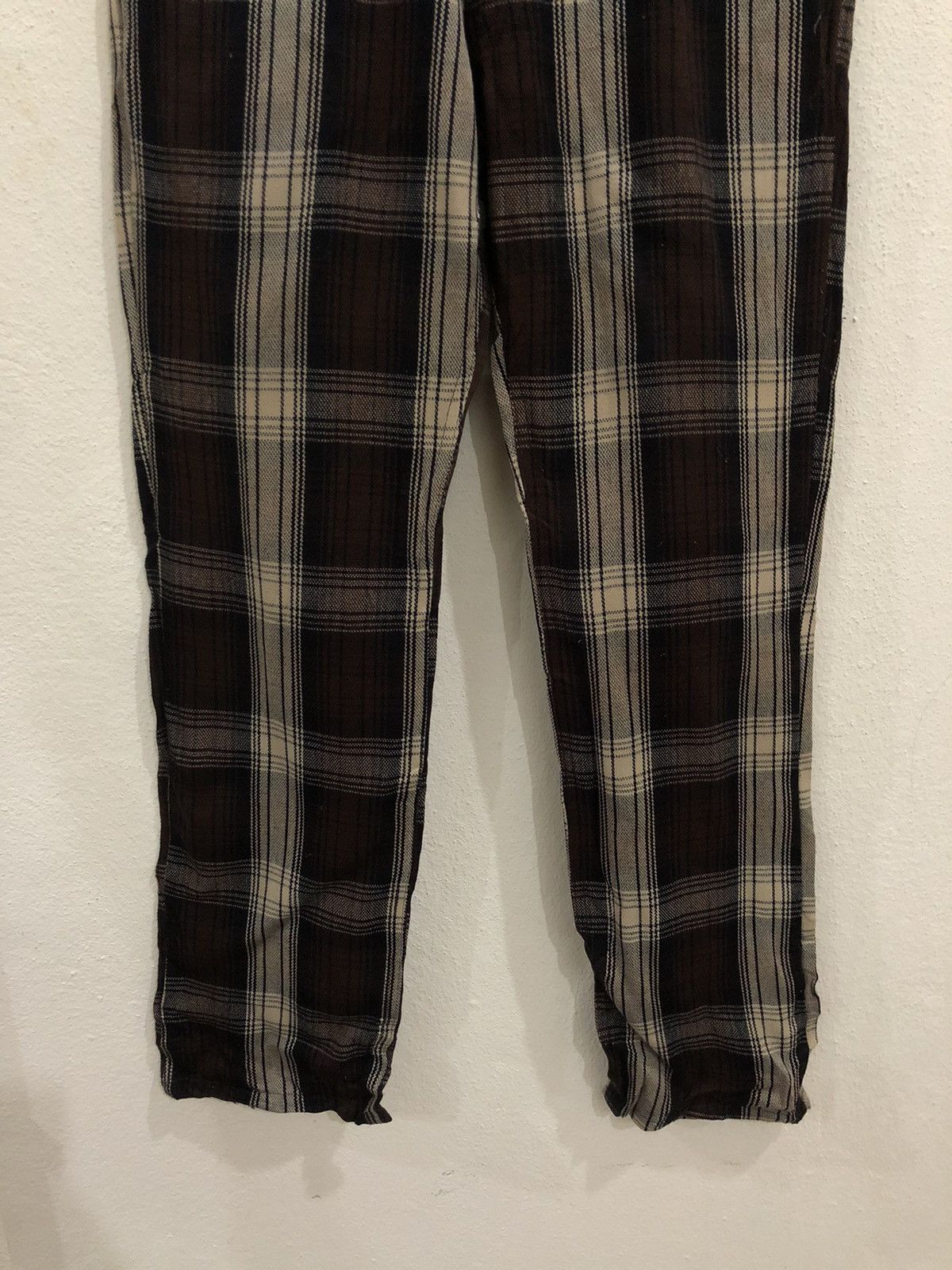 Japanese Brand Japanese Brand No Means No Plaid Tartan Wool Pant Size US 28 / EU 44 - 4 Thumbnail