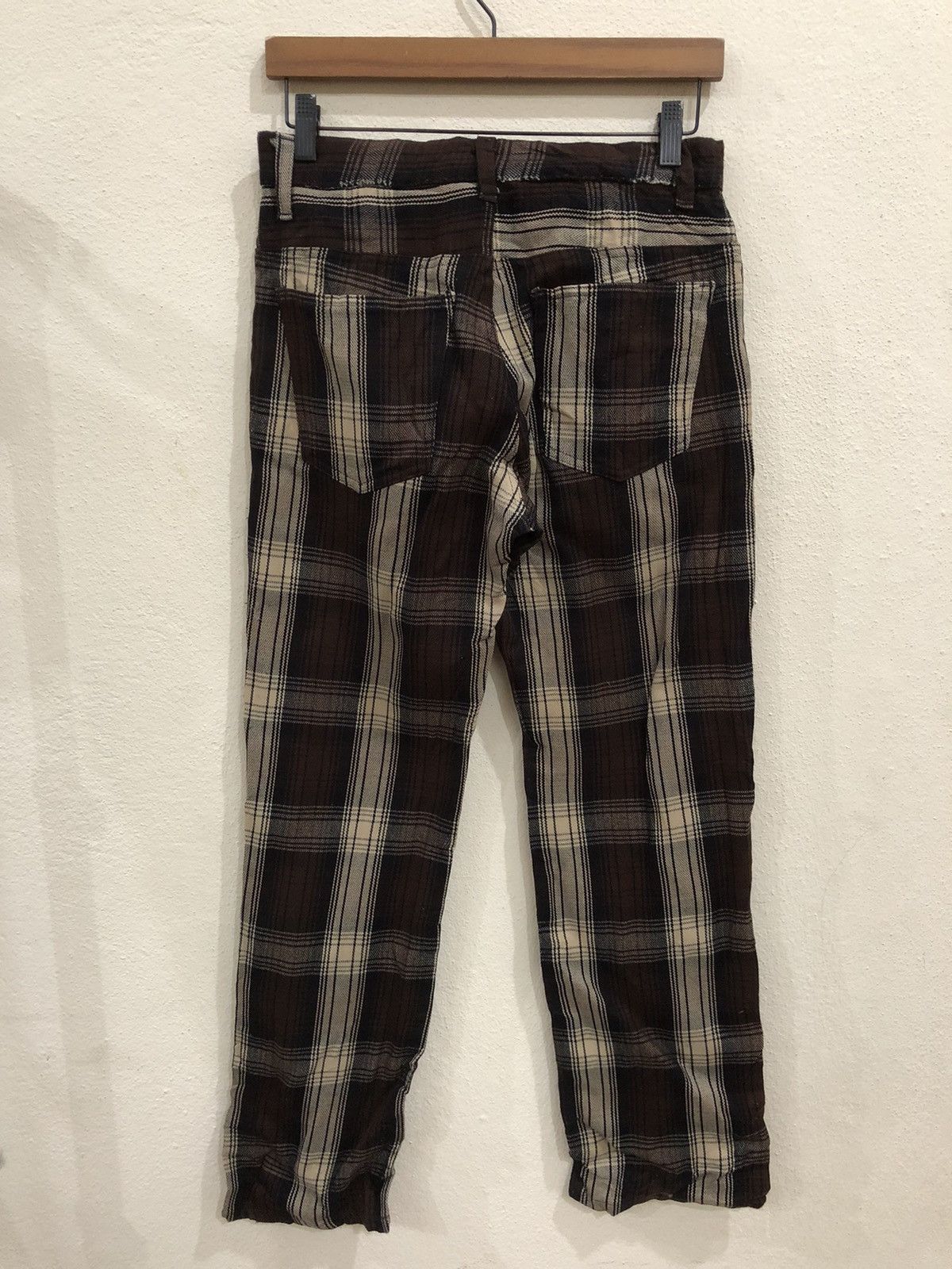 Japanese Brand Japanese Brand No Means No Plaid Tartan Wool Pant Size US 28 / EU 44 - 5 Thumbnail