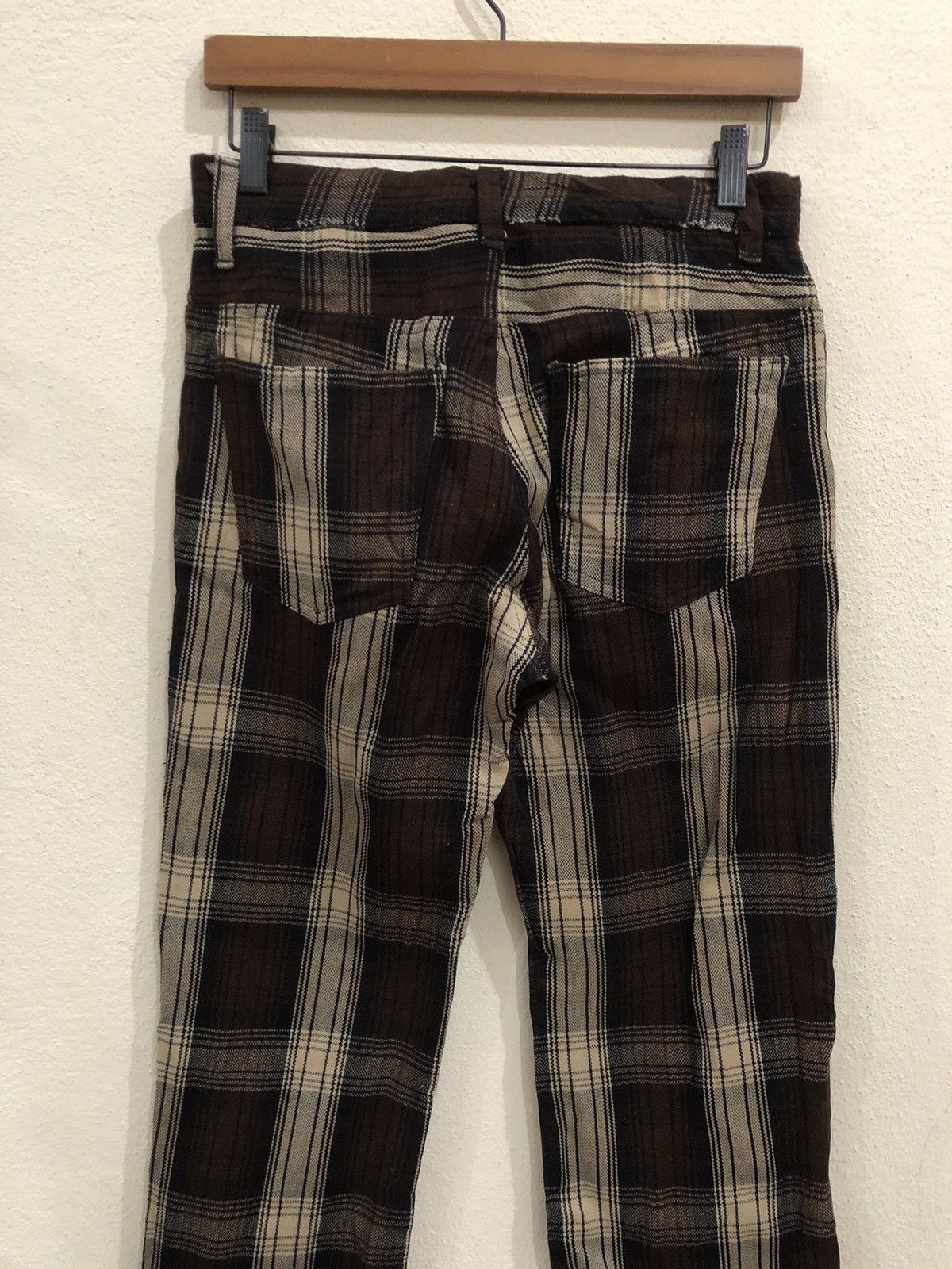 Japanese Brand Japanese Brand No Means No Plaid Tartan Wool Pant Size US 28 / EU 44 - 6 Thumbnail