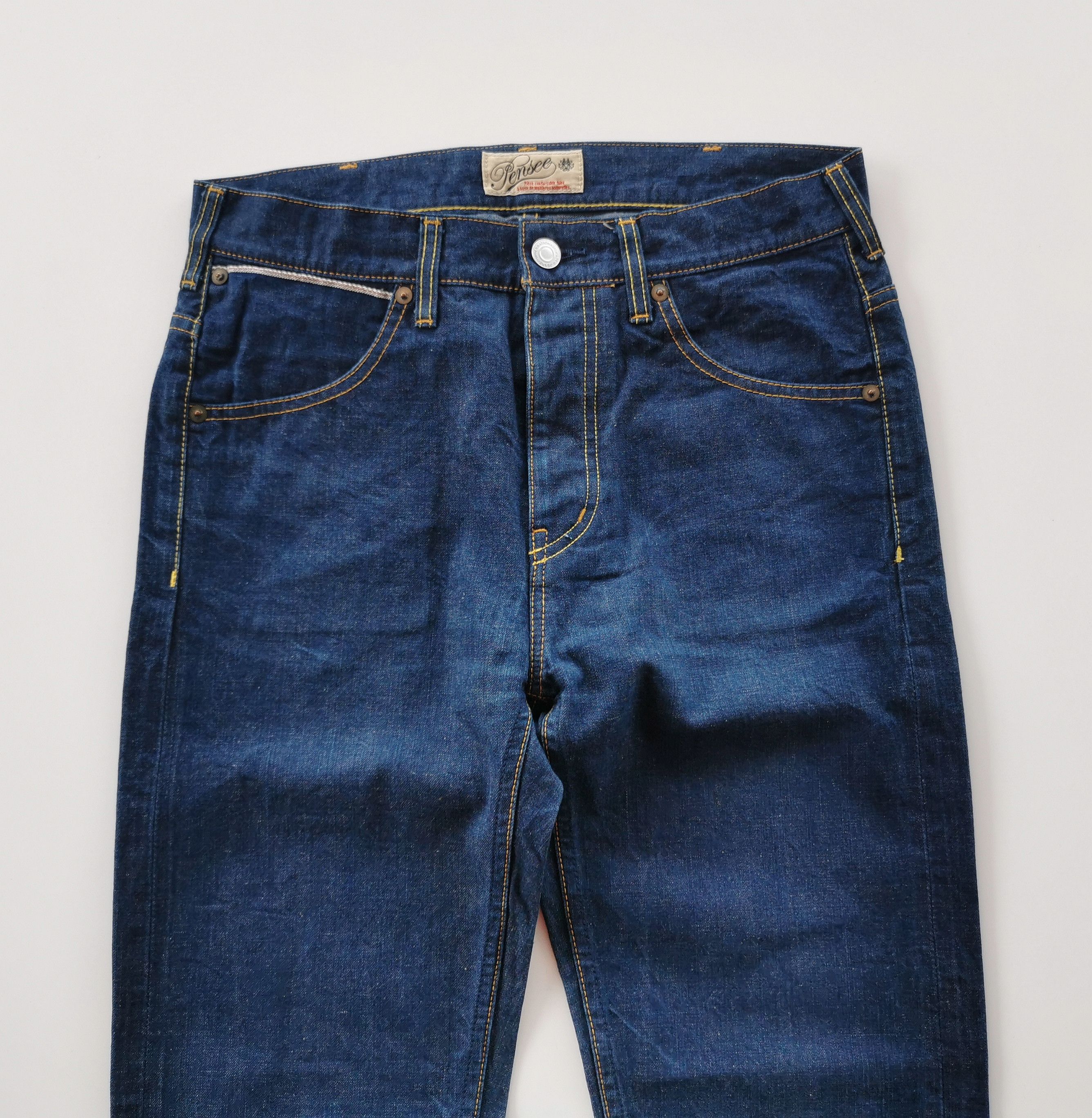Iron Heart Pensee Japan Selvedge Denim (Iron Heart/Momotaro Style) 29 Size US 29 - 2 Thumbnail