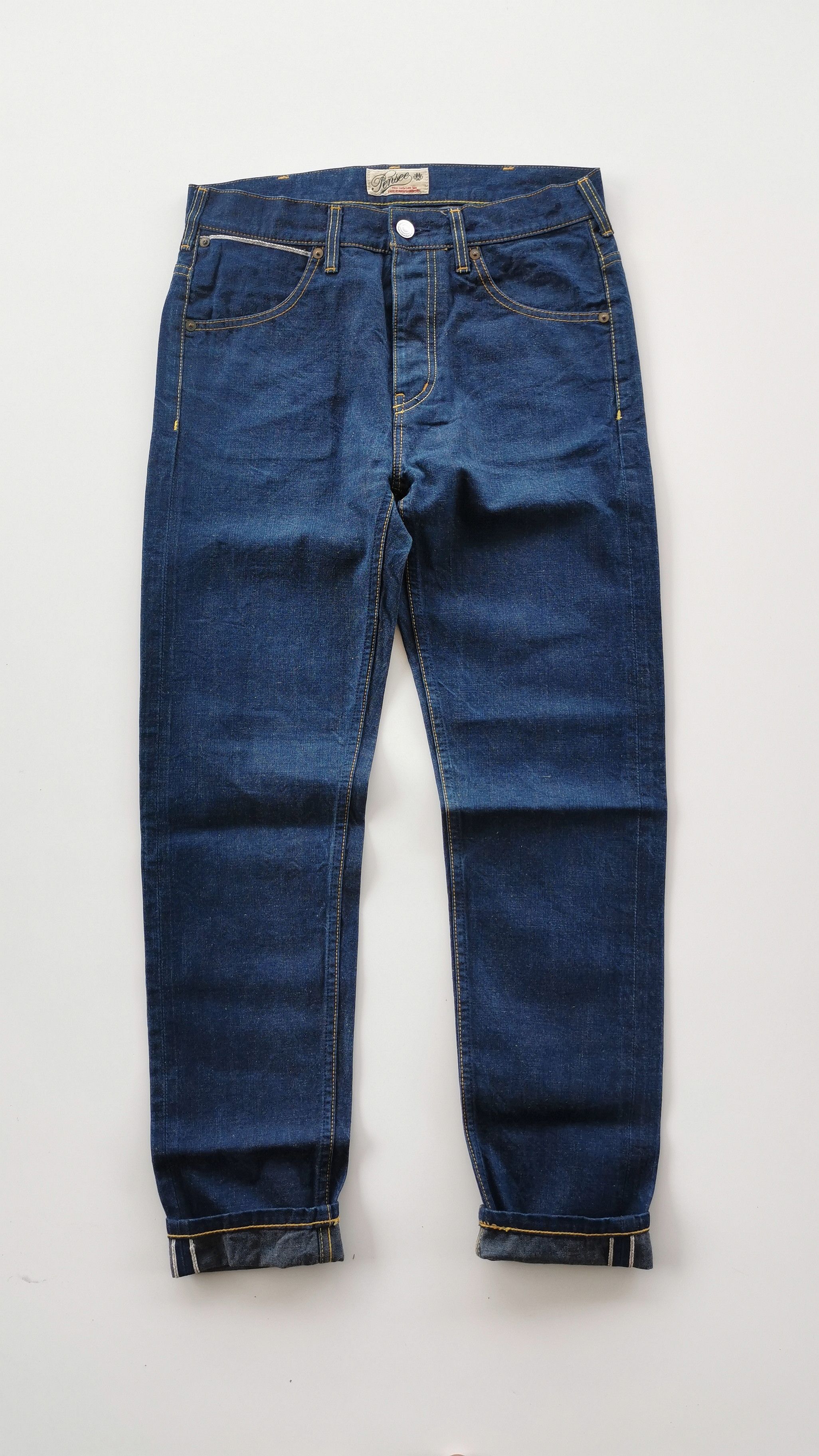Iron Heart Pensee Japan Selvedge Denim (Iron Heart/Momotaro Style) 29 Size US 29 - 1 Thumbnail