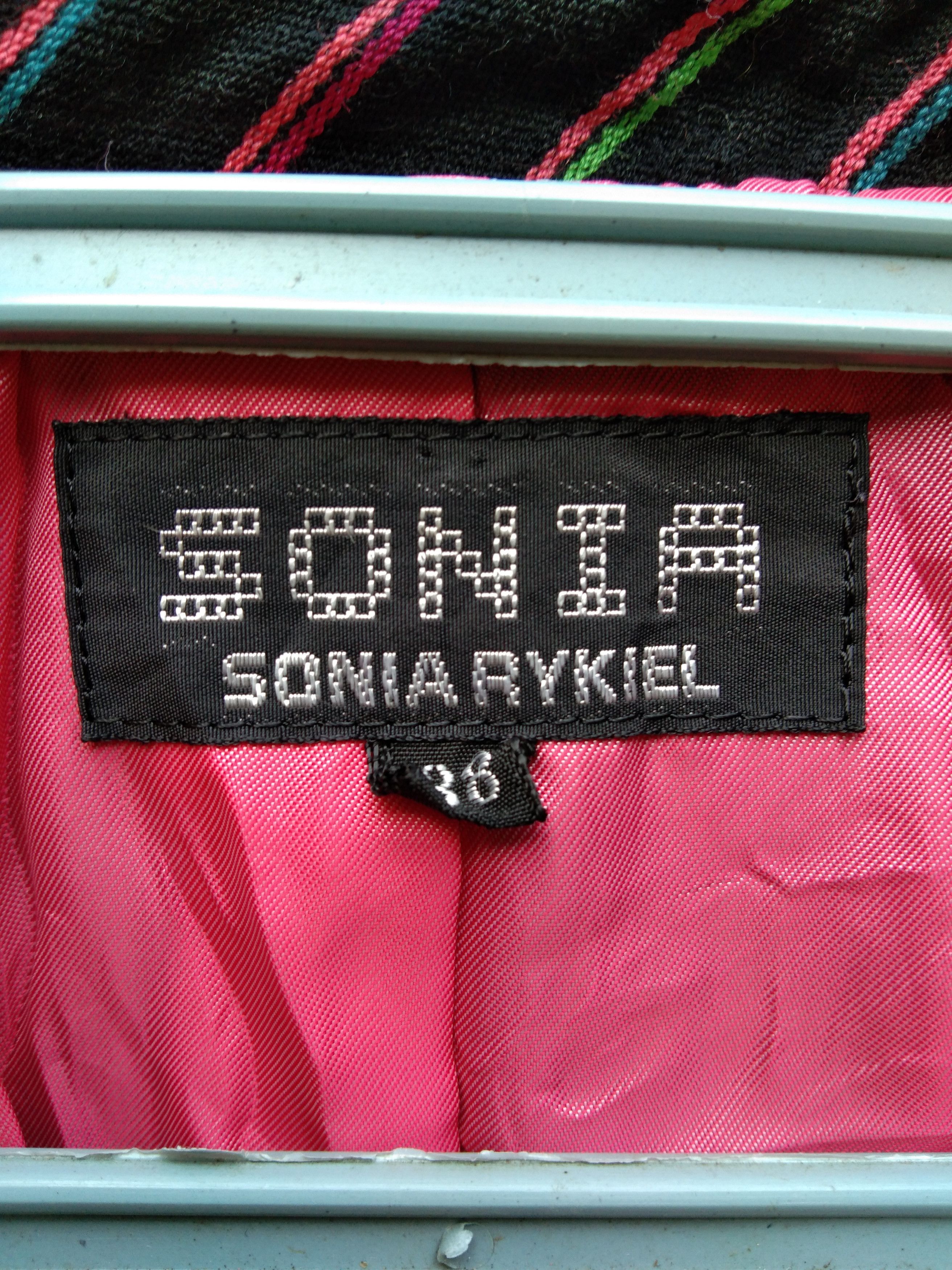 Designer × Sonia Rykiel VINTAGE SONIA RYKIEL COAT Size XS / US 0-2 / IT 36-38 - 9 Thumbnail