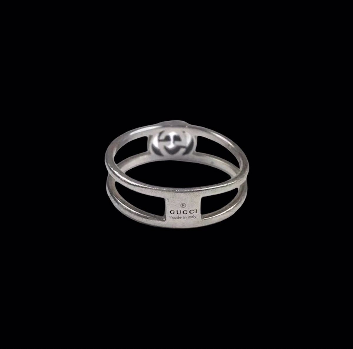 Gucci ⏰Final Drop🔥Gucci Silver GG Logo Ring Size 14 Size ONE SIZE - 3 Thumbnail