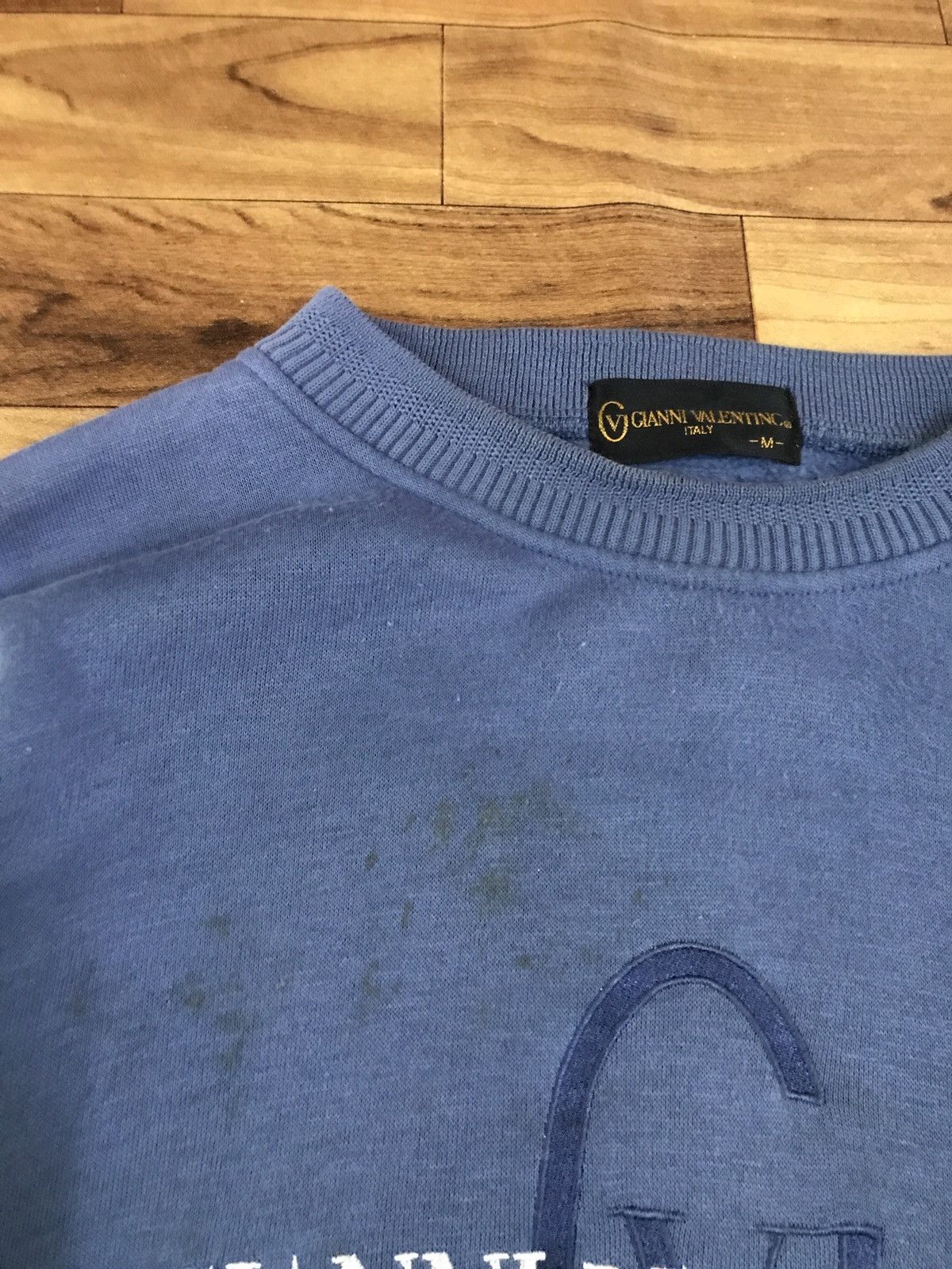 Gianni Valentino × Valentino × Vintage Vintage Gianni Valentino Embroidered Logo Sweatshirt Size US M / EU 48-50 / 2 - 4 Thumbnail