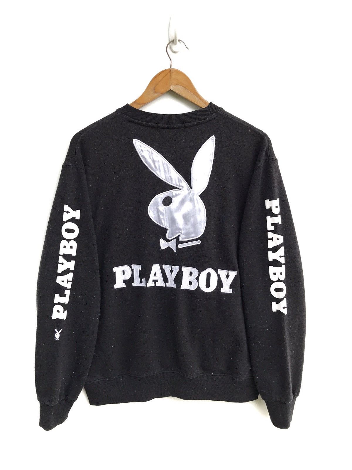 Playboy Vintage Playboy Iconic Big Bunny Logo Sweatshirt Size US M / EU 48-50 / 2 - 1 Thumbnail