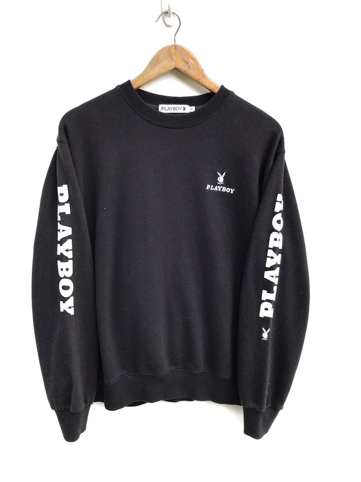 Playboy Vintage Playboy Iconic Big Bunny Logo Sweatshirt Size US M / EU 48-50 / 2 - 2 Thumbnail
