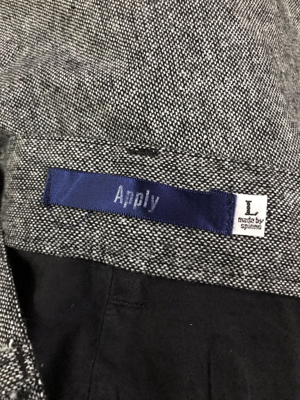Japanese Brand Japanese Brand APPLY Wool Grey Ortega Pocket Design Pants Size US 30 / EU 46 - 10 Thumbnail