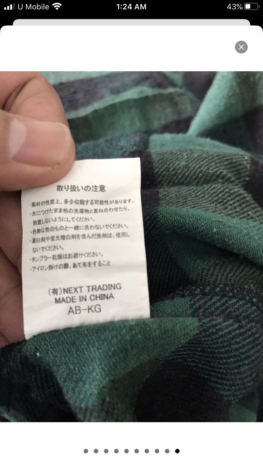 Japanese Brand Japanese Brand Speed Orange Green Tartan Pants Size US 30 / EU 46 - 10 Thumbnail