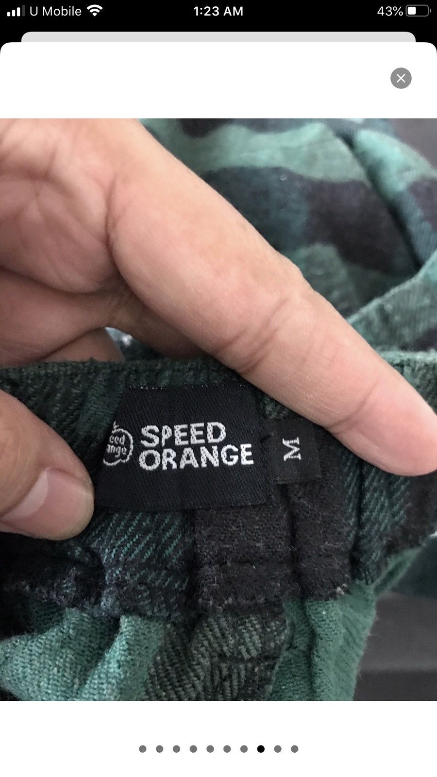 Japanese Brand Japanese Brand Speed Orange Green Tartan Pants Size US 30 / EU 46 - 8 Thumbnail