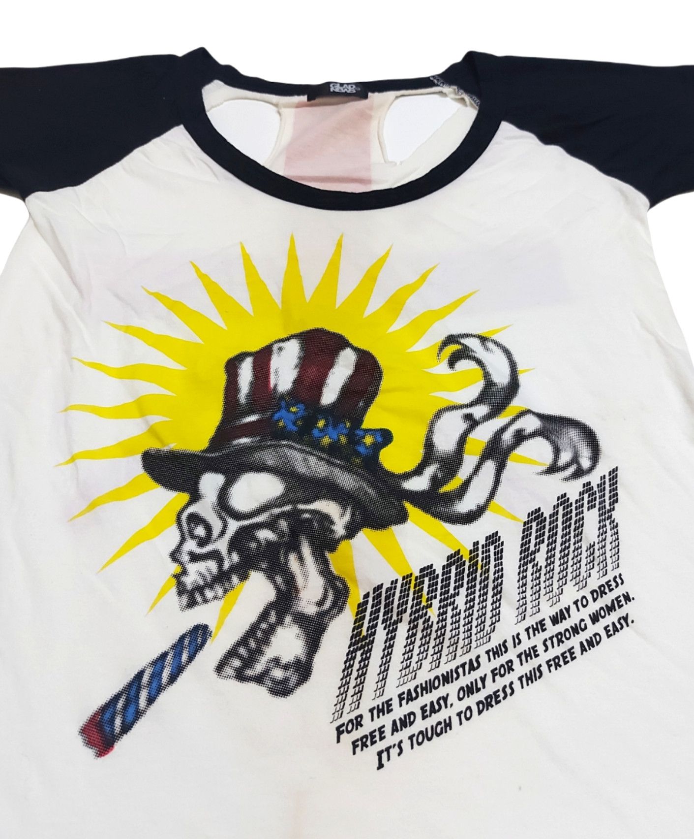 Japanese Brand × Seditionaries RARE! GLAD NEWS JAPAN SKULL SEDITIONARIES PUNK STYLE Size S / US 4 / IT 40 - 4 Thumbnail