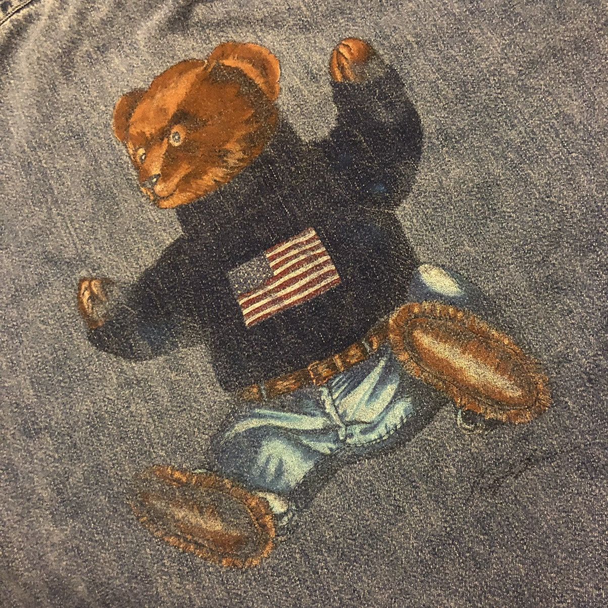 Polo Ralph Lauren × Vintage Rare 90’s Polo Ralph Lauren Polo Bear Shirt Size US M / EU 48-50 / 2 - 2 Thumbnail