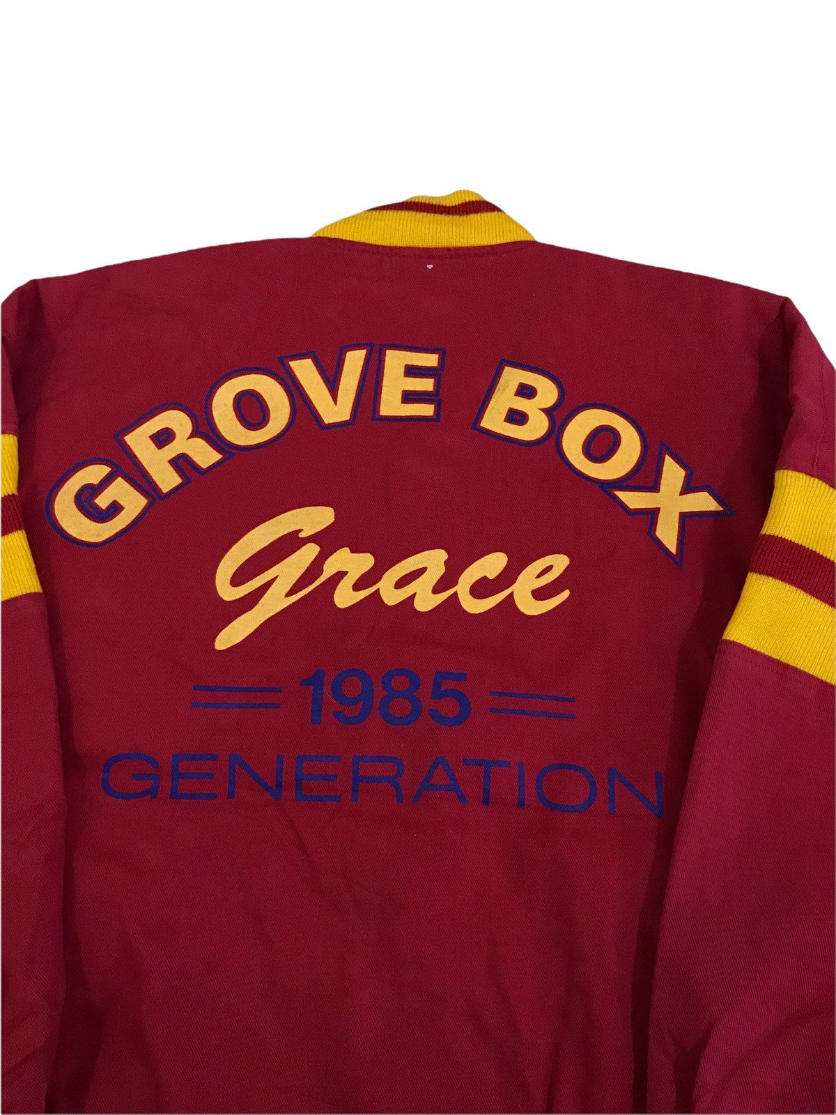 Vintage Vintage 1985 Generation Grove Box Grace Cotton Bomber Size US M / EU 48-50 / 2 - 7 Thumbnail