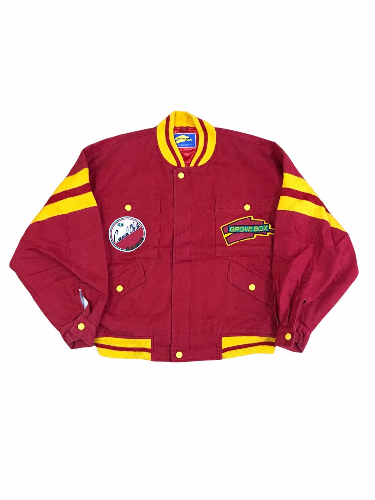 Vintage Vintage 1985 Generation Grove Box Grace Cotton Bomber Size US M / EU 48-50 / 2 - 2 Thumbnail