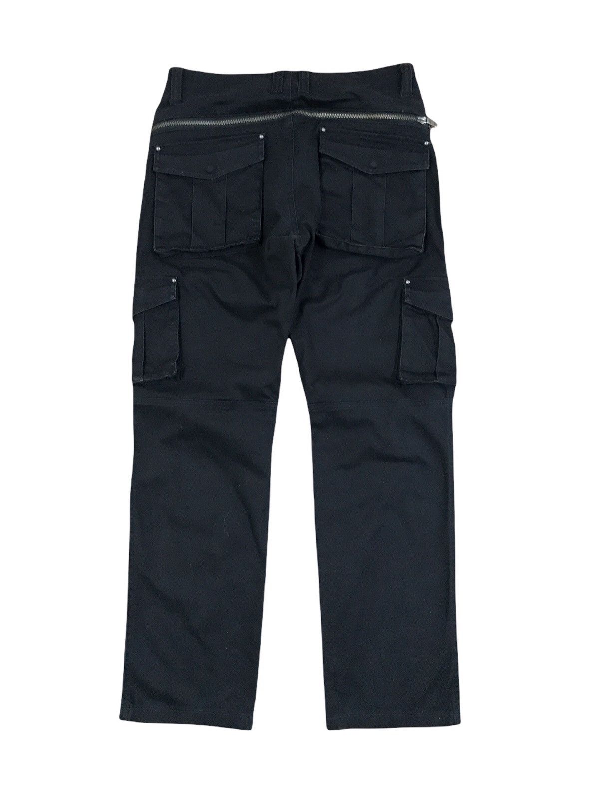 Boycott Japanese Brand Boycott Black Multipocket Cargo Zipper Pants Size US 28 / EU 44 - 2 Thumbnail