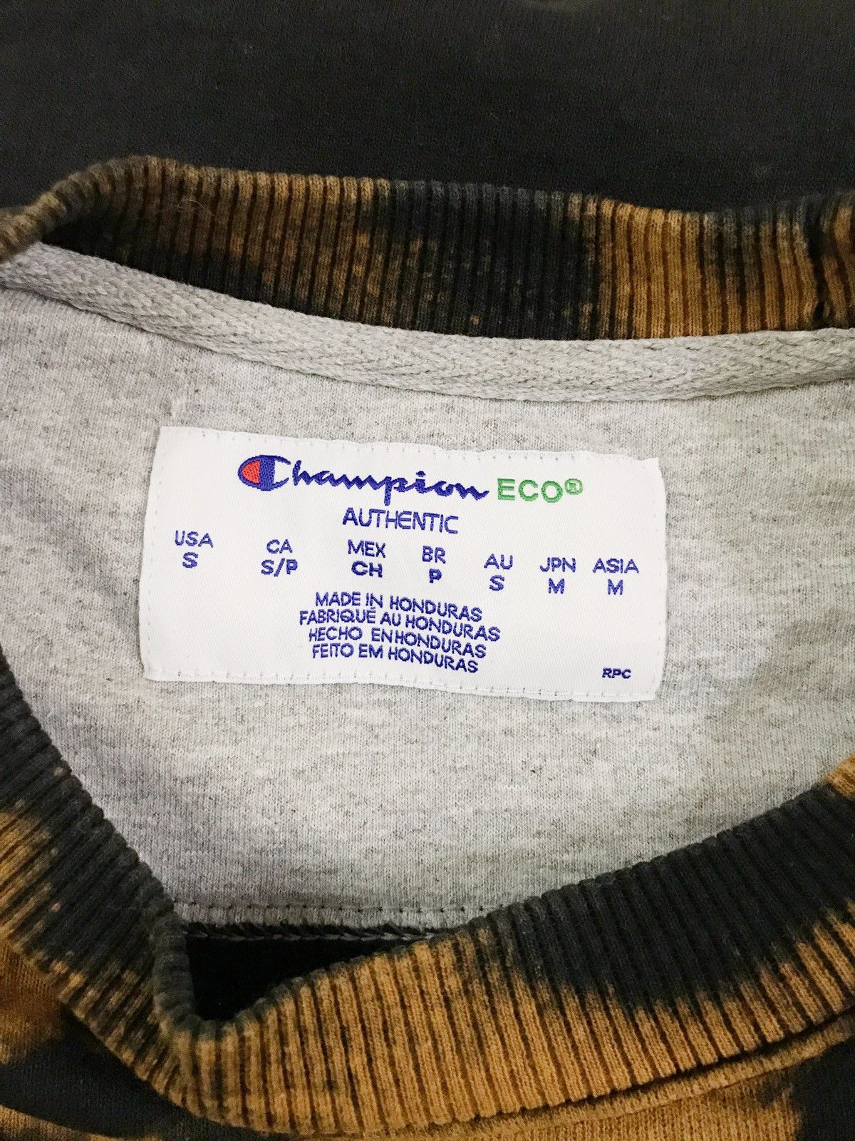 Champion Vintage Champion Eco Tie Dye Sweatshirt Size US S / EU 44-46 / 1 - 5 Thumbnail