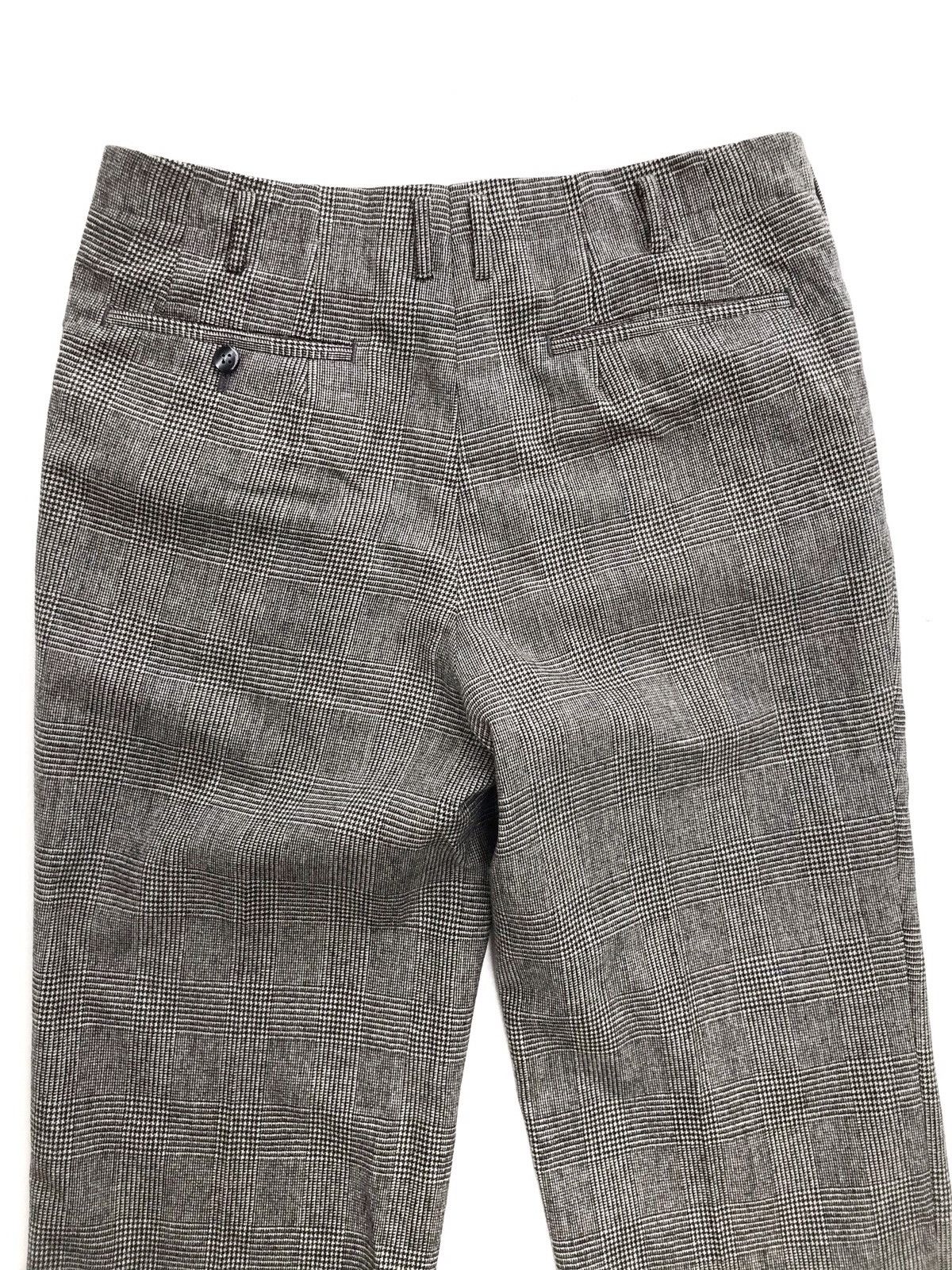 Japanese Brand Japanese Brand Fukada Wool Houndstooth Cropped Trousers Size US 30 / EU 46 - 4 Thumbnail