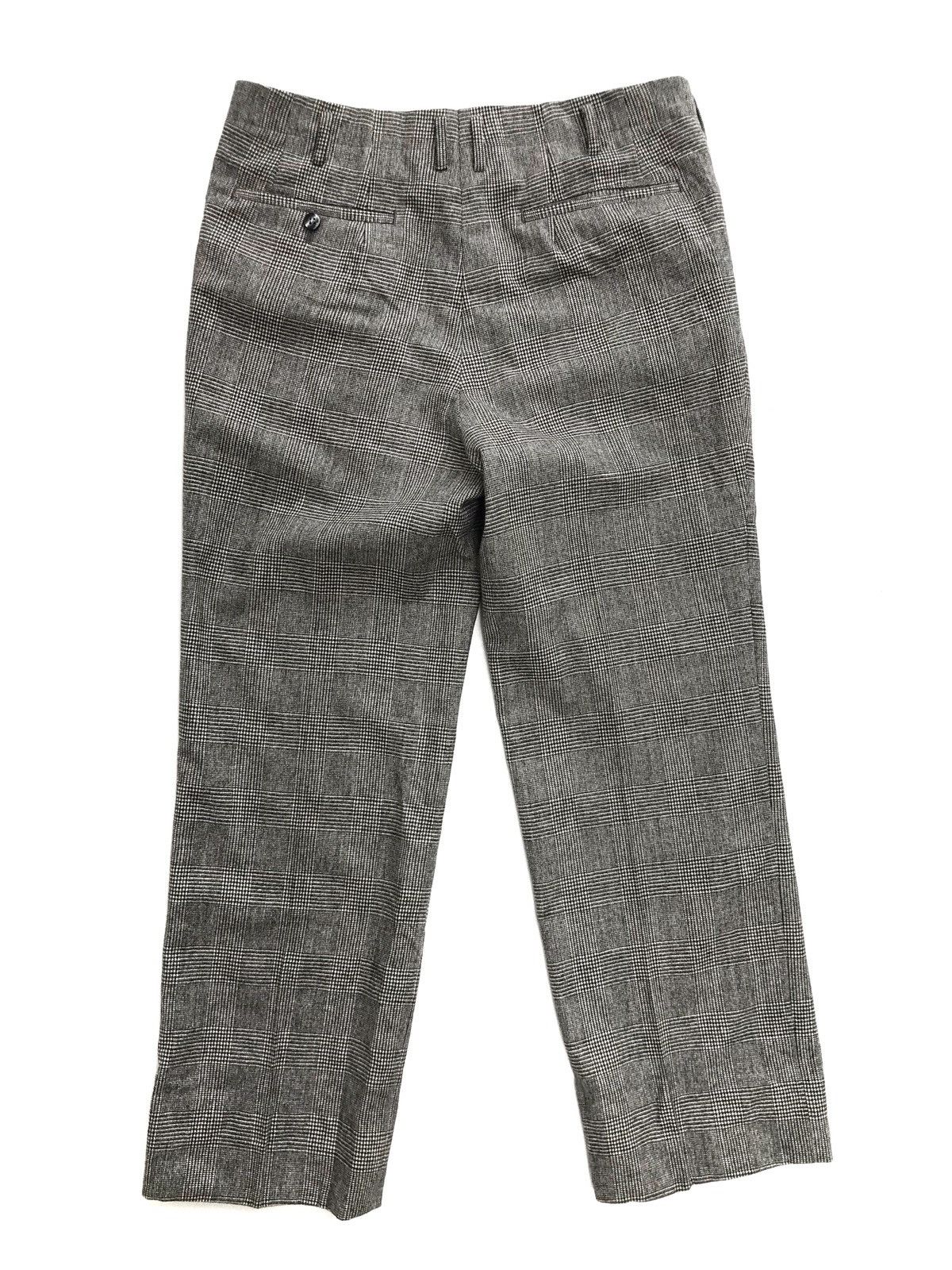 Japanese Brand Japanese Brand Fukada Wool Houndstooth Cropped Trousers Size US 30 / EU 46 - 2 Thumbnail