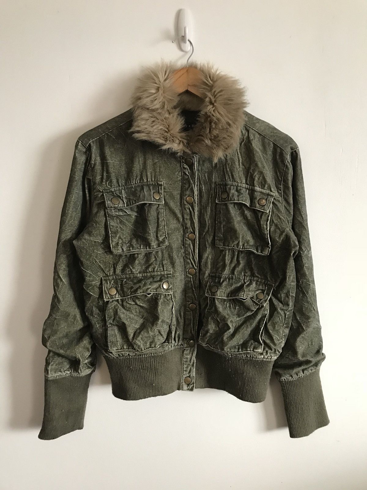 Japanese Brand Japanese Brand Lazy Daisy Green Tactical Jacket Size US XS / EU 42 / 0 - 1 Thumbnail