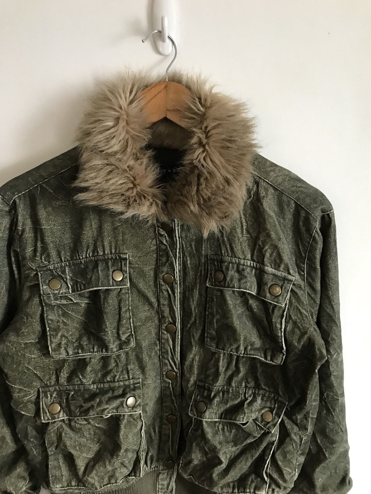 Japanese Brand Japanese Brand Lazy Daisy Green Tactical Jacket Size US XS / EU 42 / 0 - 3 Thumbnail
