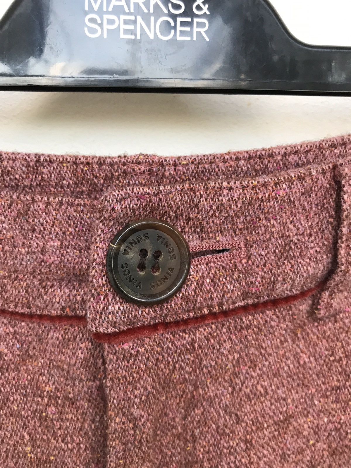 Sonia Rykiel Vintage Sonia Rykiel Wool Pants Size 26" / US 2 / IT 38 - 5 Thumbnail