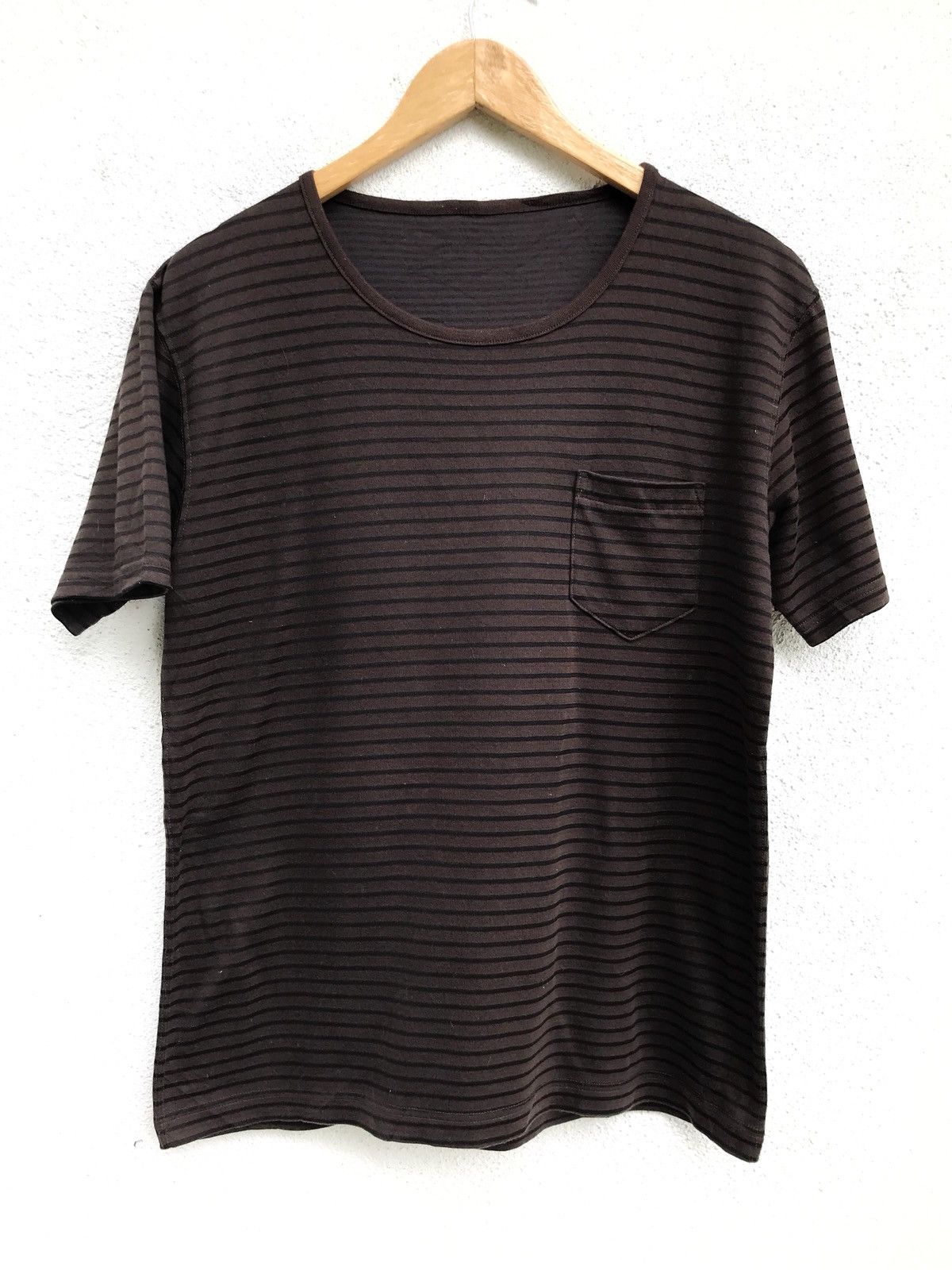 Takeo Kikuchi Made In Japan Takeo Kikuchi Stripes Pocket Tees Size US M / EU 48-50 / 2 - 1 Thumbnail
