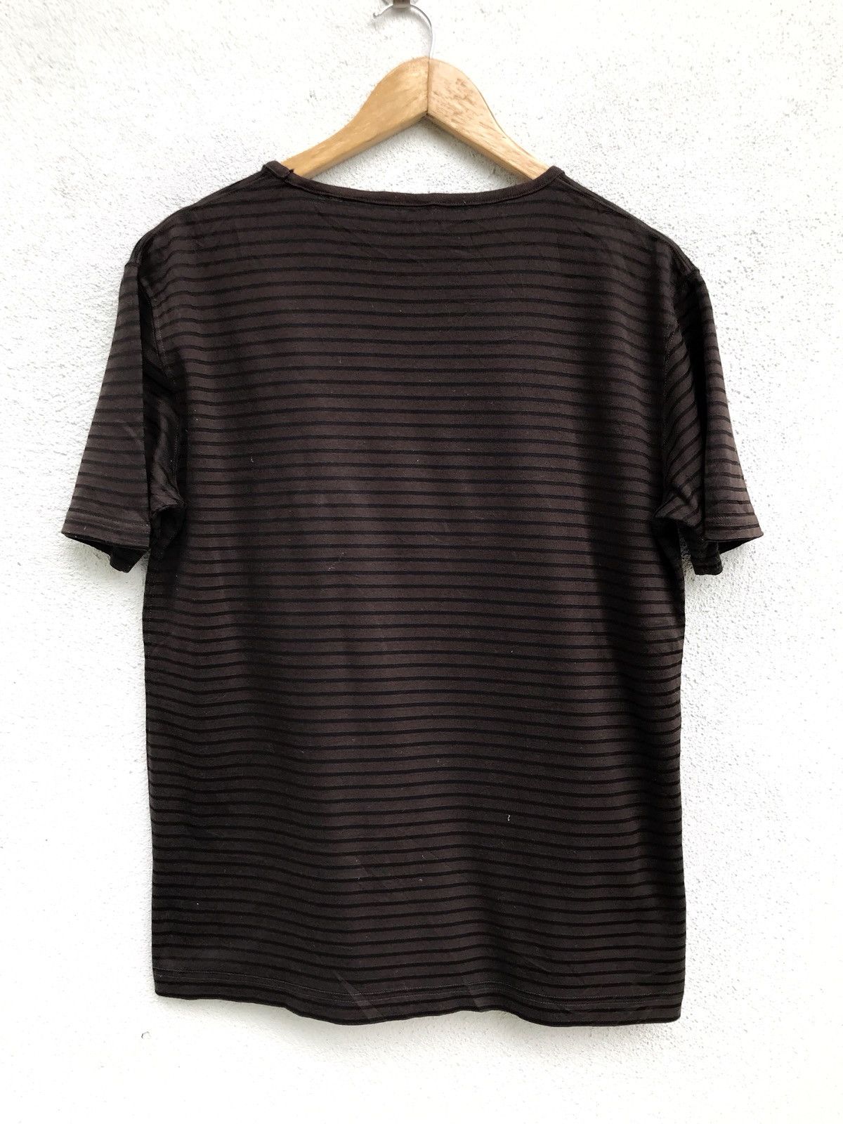 Takeo Kikuchi Made In Japan Takeo Kikuchi Stripes Pocket Tees Size US M / EU 48-50 / 2 - 2 Thumbnail