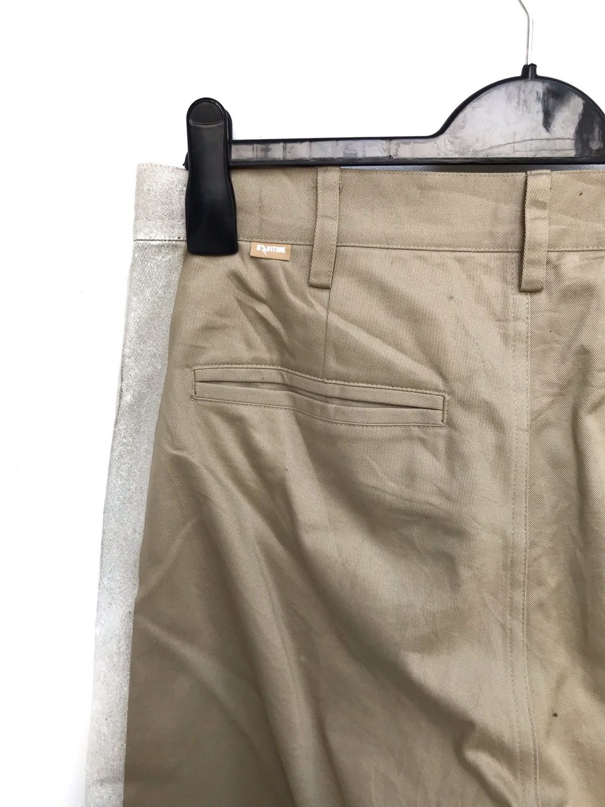 Japanese Brand Japanese Brand B⚡️aitone. Side Tape Paint Khakis Pants Size US 33 - 7 Thumbnail