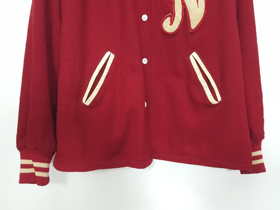Holloway Vintage Holloway Wool Varsity Jacket Made in USA Size US M / EU 48-50 / 2 - 10 Thumbnail