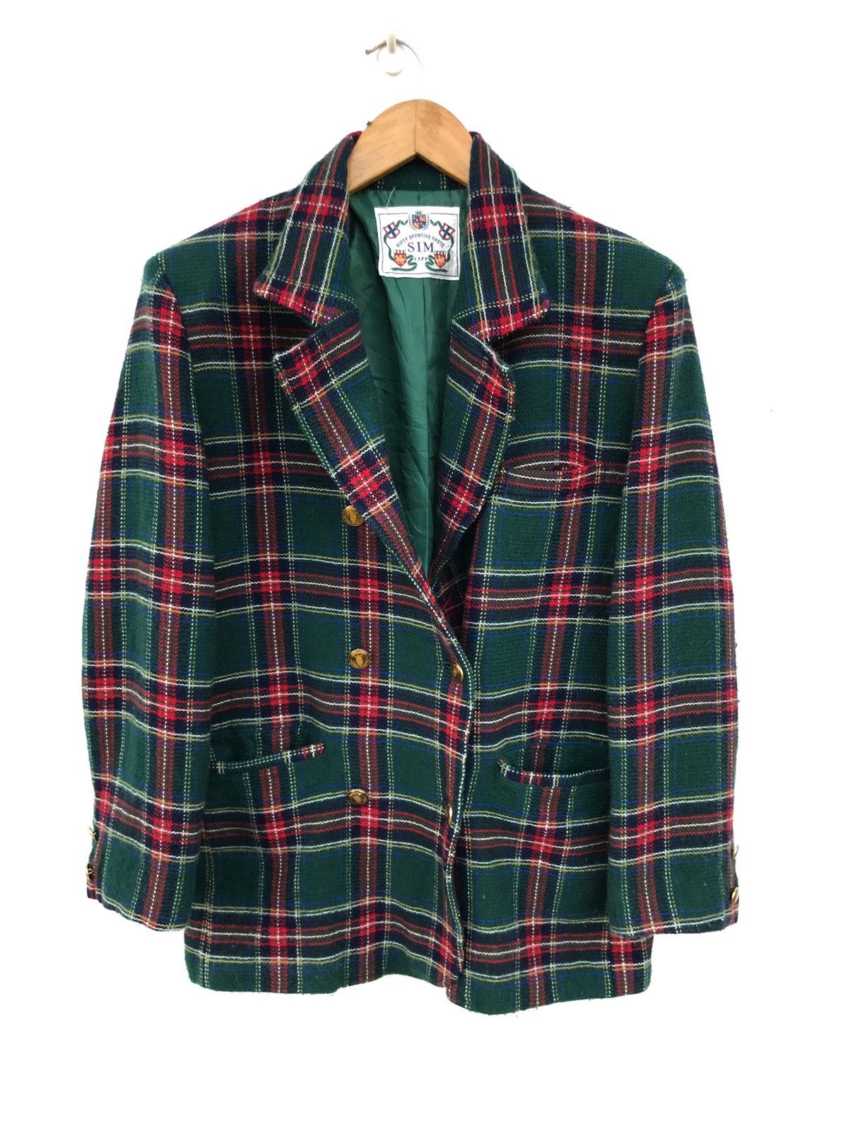 Seditionaries × Vintage Vintage Tartan Wool Jacket Size US S / EU 44-46 / 1 - 1 Thumbnail
