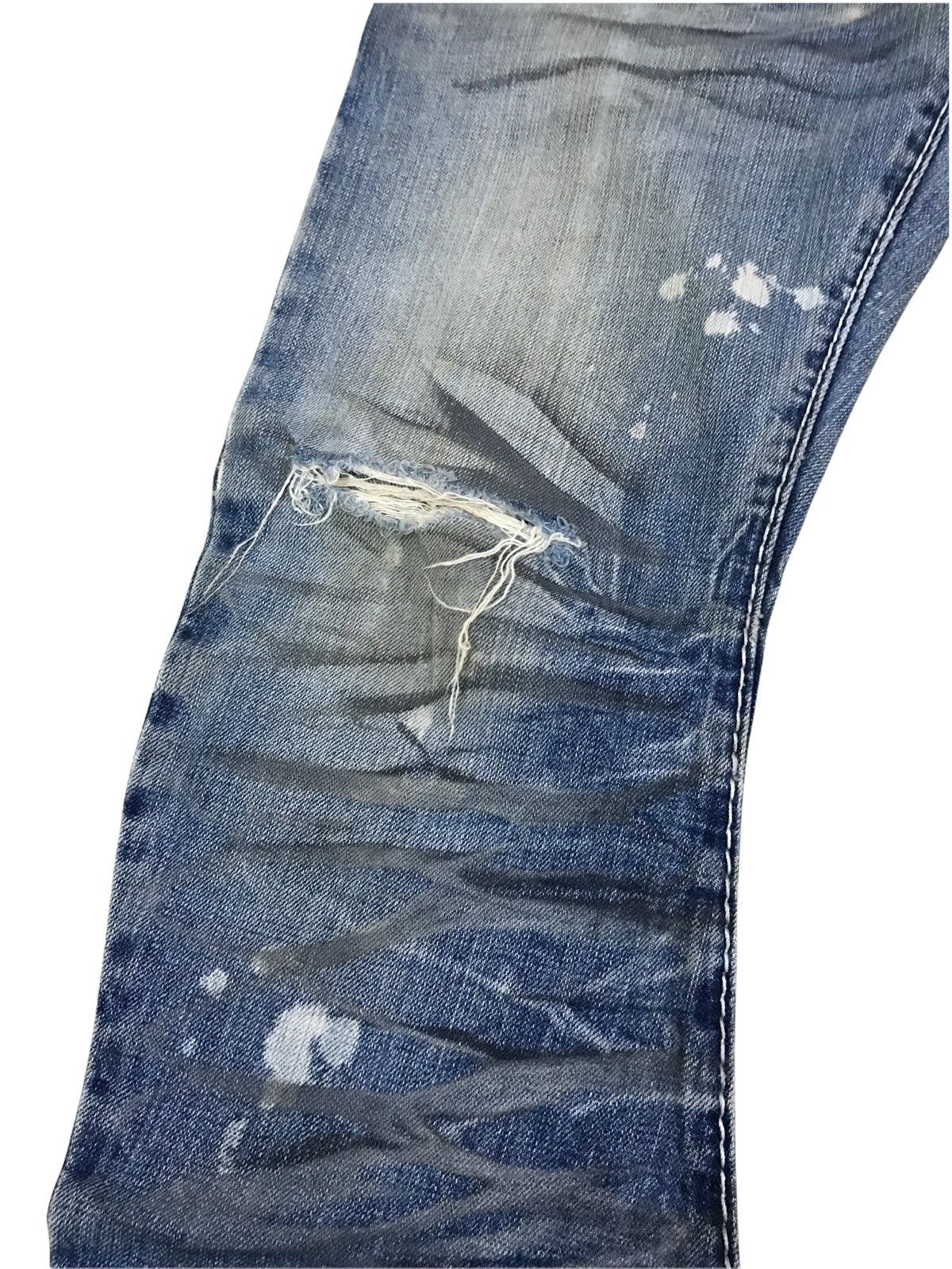 BUFFALO BOBS Buffalo Bobs Distressed Jeans Grunge Kurt Cobain Style Size US 27 - 8 Thumbnail