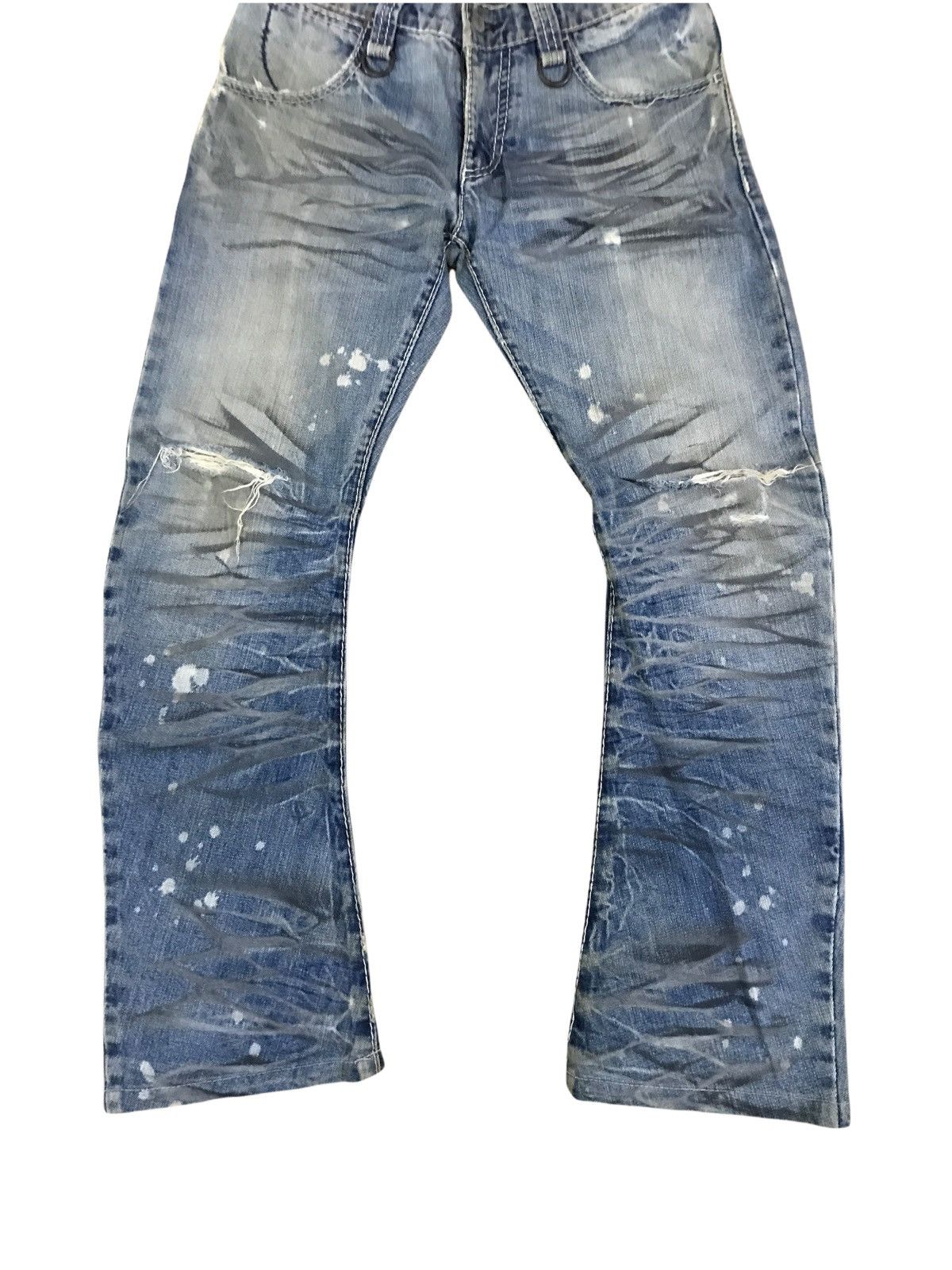 BUFFALO BOBS Buffalo Bobs Distressed Jeans Grunge Kurt Cobain Style Size US 27 - 7 Thumbnail