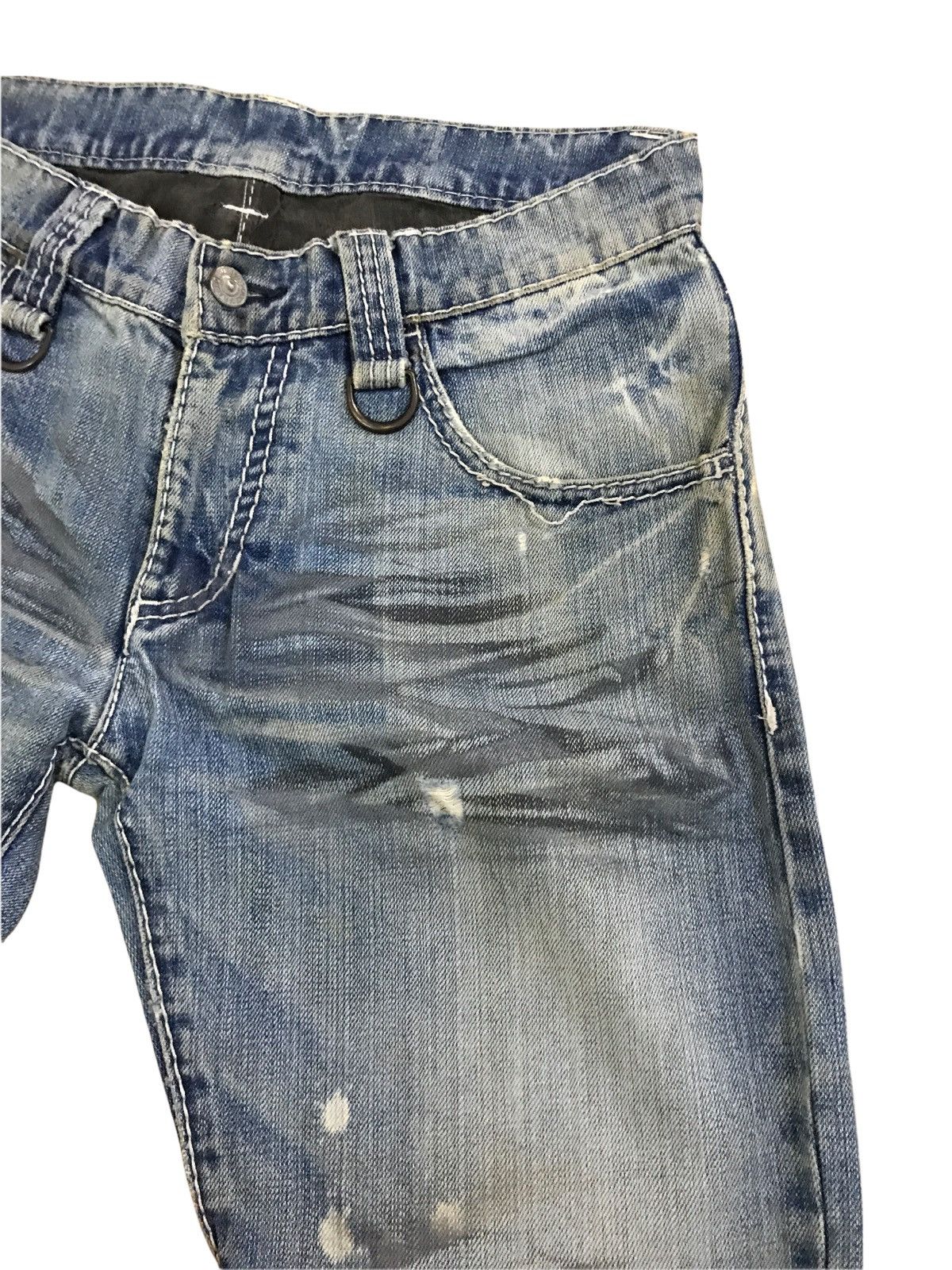 BUFFALO BOBS Buffalo Bobs Distressed Jeans Grunge Kurt Cobain Style Size US 27 - 6 Thumbnail
