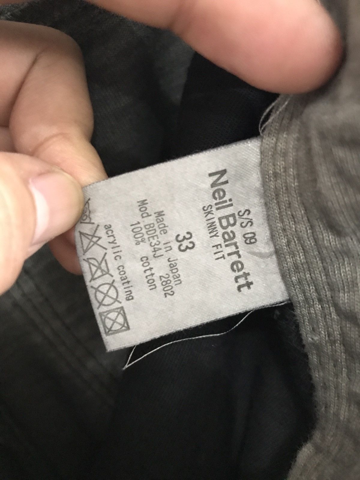 Neil Barrett Neil Barrett S/S 09 Skinny Fit Distressed Jeans Waist 32" Size US 32 / EU 48 - 6 Thumbnail